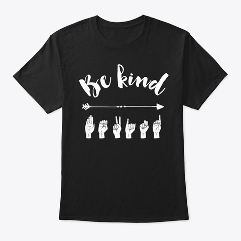 Be Kind Asl Sign Language T-shirt 1