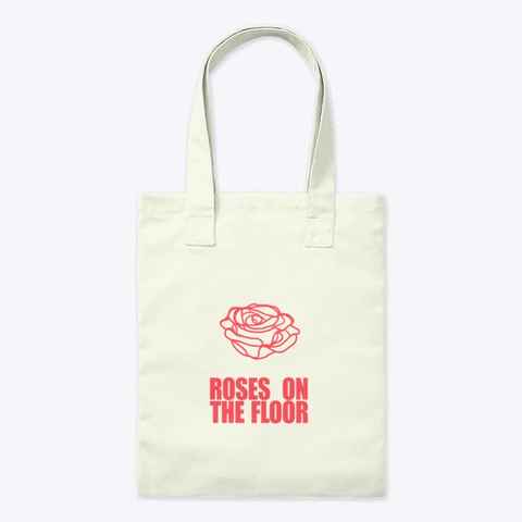 Tote Bag "Roses On The Floor" Alex Tales Natural T-Shirt Front