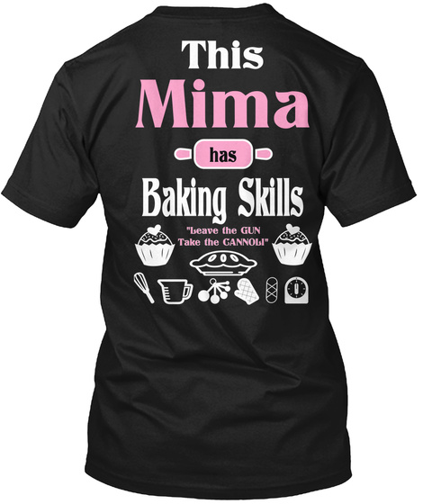 Mima Leave Gun Take The Cannoli-baking