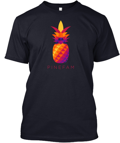 Pinefam Navy T-Shirt Front