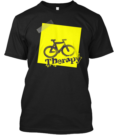 Therapy Black T-Shirt Front