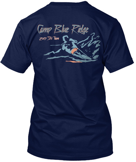 Camp Blue Ridge 2017 Navy T-Shirt Back