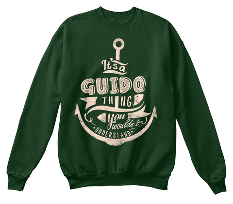 It's A Guido Thing You Wouldn't Understand Deep Forest  T-Shirt Front