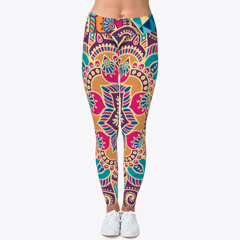 Specially Colorful Legging Mother's Day Black Maglietta Front