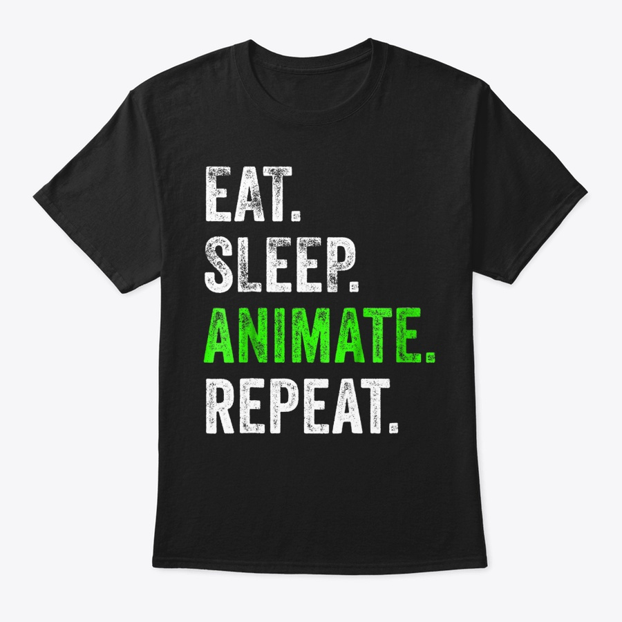 EAT SLEEP ANIME REPEAT Unisex Tshirt