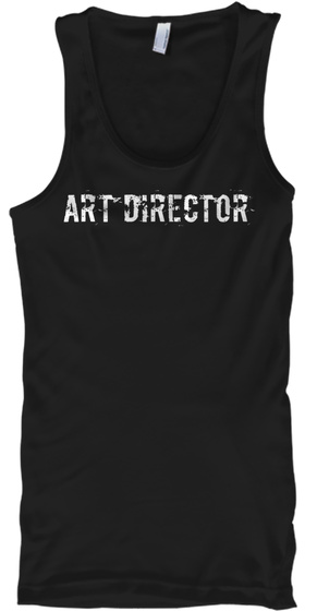 Art Director Black T-Shirt Front