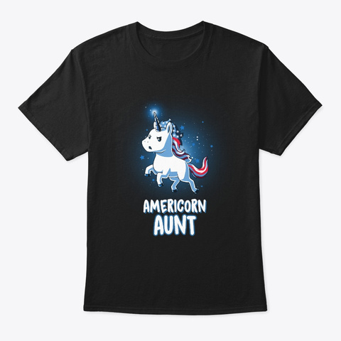 4th Of July Americon Unicorn Aunt Shirt