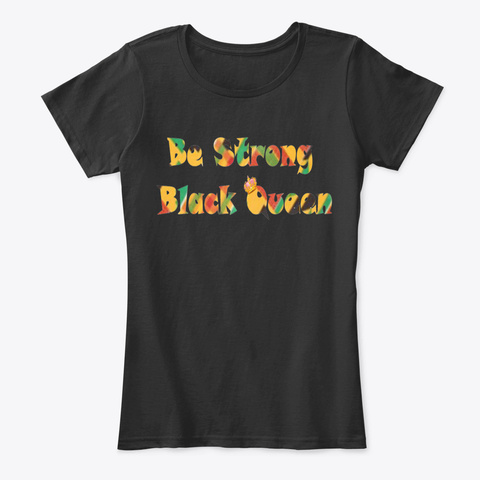 Black Queen Black T-Shirt Front