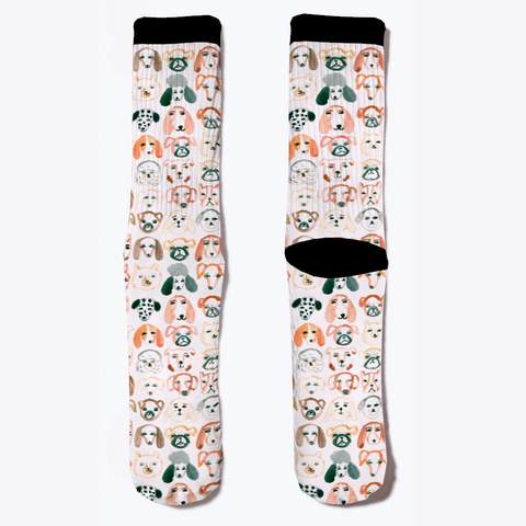 Cheap Dog Lover Socks  Standard Kaos Front