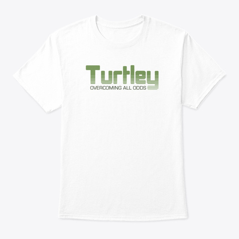 Turtley Tees White T-Shirt Front