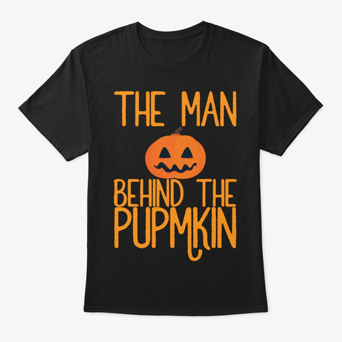 Man Behind The Pumpkin Spooky Halloween