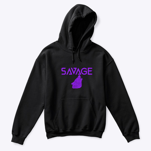 Savage Sweater Black T-Shirt Front