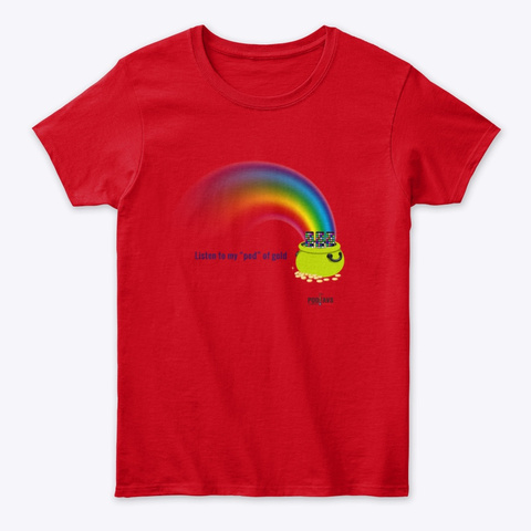 Pod Of Gold Red T-Shirt Front