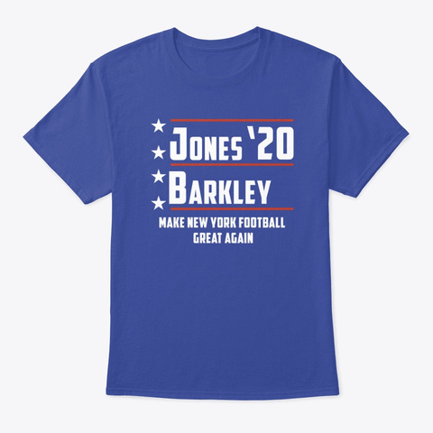 Jones And Barkley 4 President Deep Royal T-Shirt Front