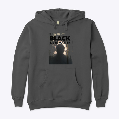 Black Lives Matter Charcoal T-Shirt Front