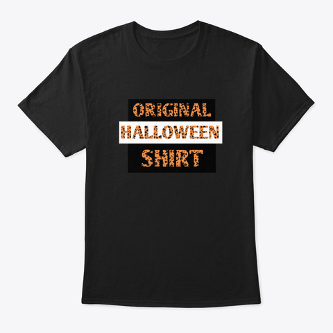Original Halloween Shirt Black Camiseta Front