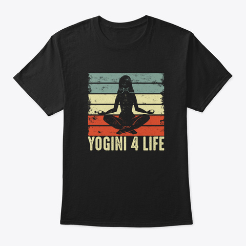 Yoga Quote Black T-Shirt Front