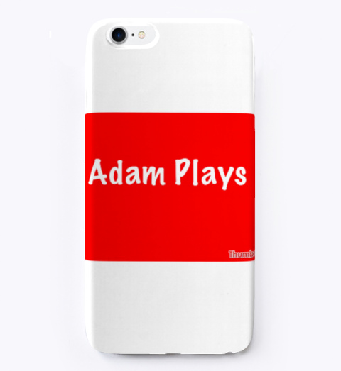 Adam Plays Phone Case Standard Kaos Front