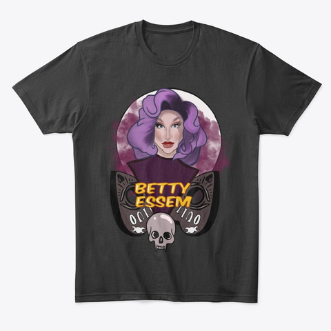 Betty Essem #2 Black T-Shirt Front