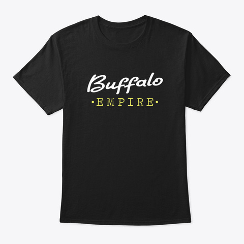 Buffalo Empire New York Souvenir Black Camiseta Front