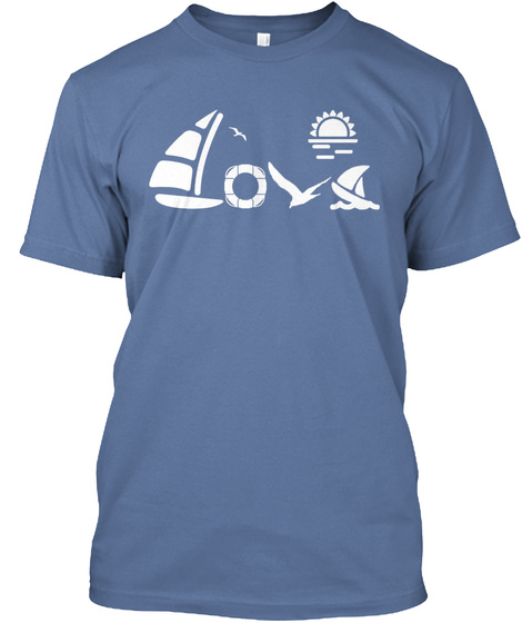 Love Denim Blue T-Shirt Front