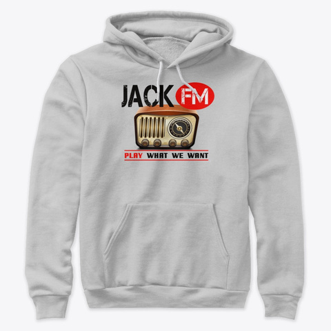 Jack Fm T Shirt, Fm Shirt, Radio Fm  Athletic Heather T-Shirt Front