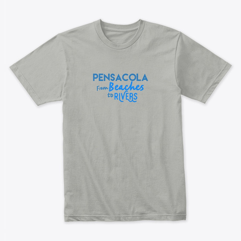 Pensacola T Shirt Light Grey T-Shirt Front