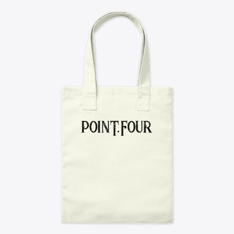 Point Four Natural T-Shirt Front