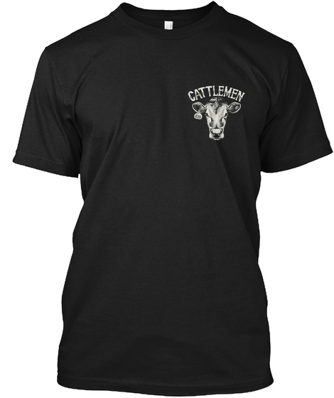 Cattlemen Black T-Shirt Front
