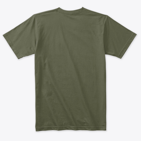 391st Idaho Tiger Military Green T-Shirt Back