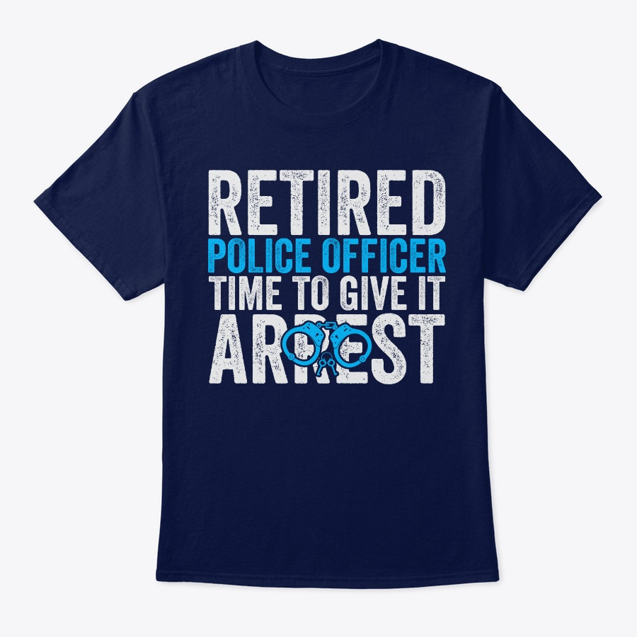 Retired Police Officer Thin Blue Line Unisex Tshirt