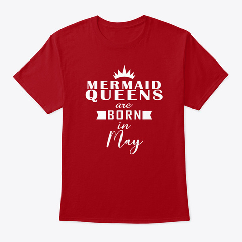 May Mermaid Queens Deep Red T-Shirt Front