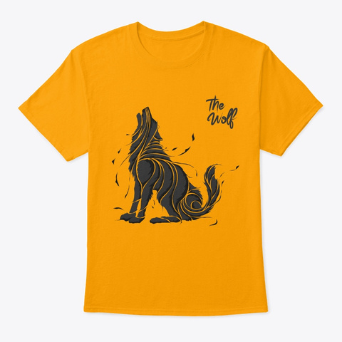 The Wolf Gold T-Shirt Front