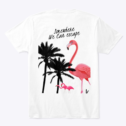 Summer Palms 😎 | Vol. 1  White T-Shirt Back