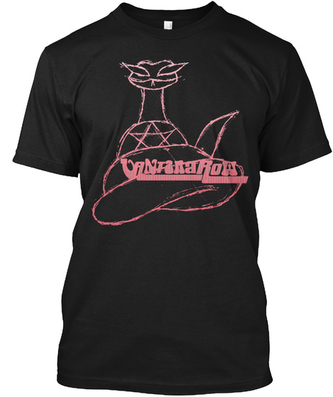 Satan Ball Z Series : Santana Nake Black T-Shirt Front