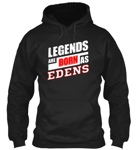 Edens Family Name Shirt Black T-Shirt Front