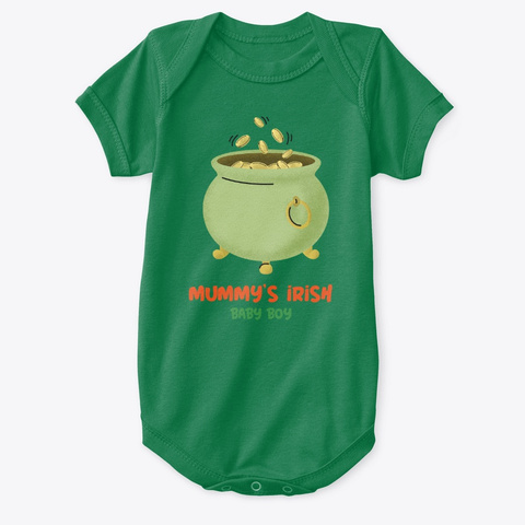Mummys Irish Baby Boy Kelly T-Shirt Front