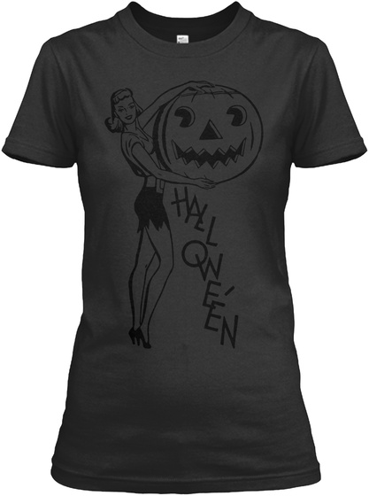 Halloween Black T-Shirt Front