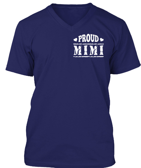 Proud Mimi Navy Camiseta Front