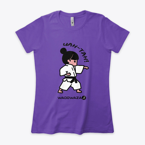 Uah Tah! By Wadowaza   For Ladies Purple Rush Maglietta Front