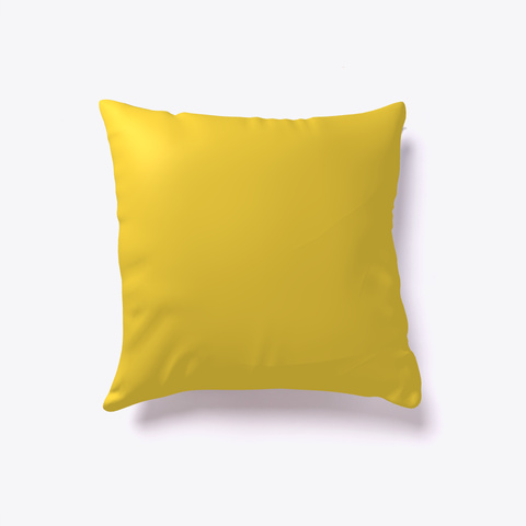 Pillow | Keep Calm Design Yellow T-Shirt Back