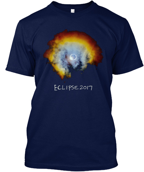 Eclipse 2017 Navy T-Shirt Front