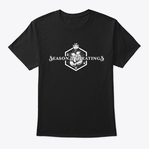Seasons Beatings Christmas Boxing Gift Black T-Shirt Front