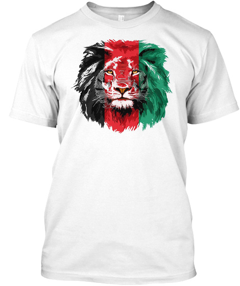 Afghan Lion Shirts Products From Afghanistan Flag T Shirt
