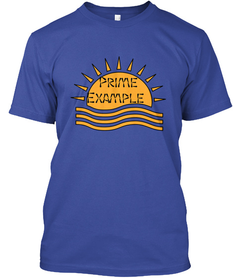 Prime Example Deep Royal T-Shirt Front