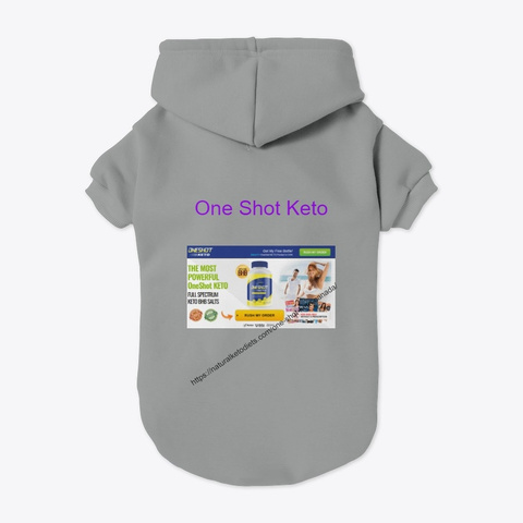 One Shot Keto "2020" Canada, Ca, Us, Buy Grey T-Shirt Back