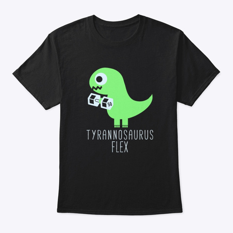 T Flex Black T-Shirt Front
