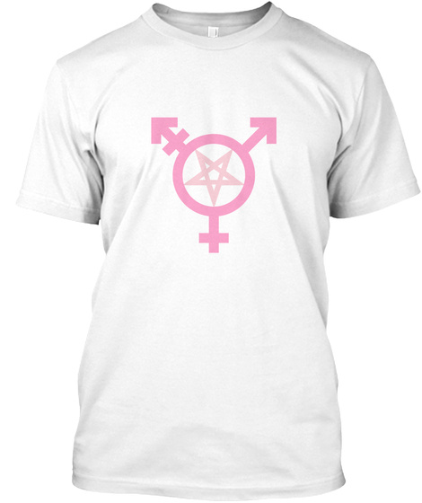 Trans Pentacle Pink Unisex Tshirt