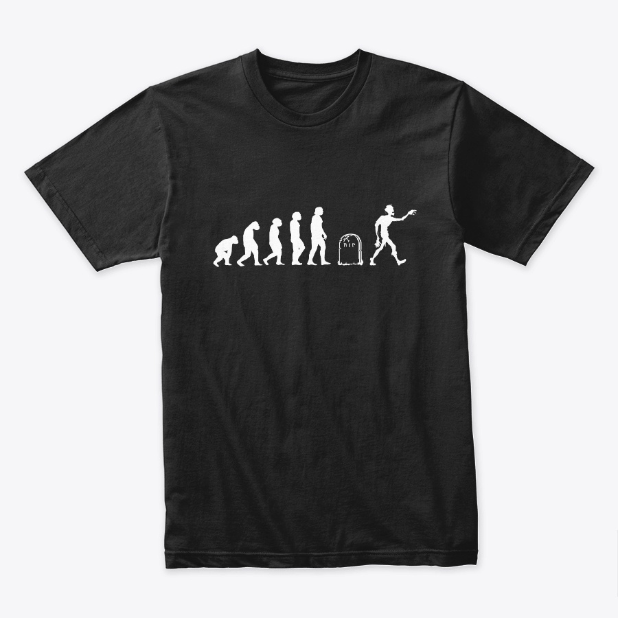 Zombie Evolution Funny Unisex Tshirt