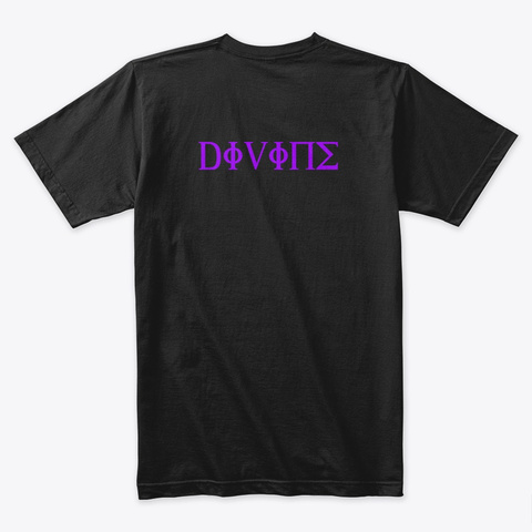 Divine Black T-Shirt Back